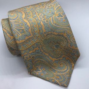 Allea Milano Jacquard Paisley Dress Silk Tie